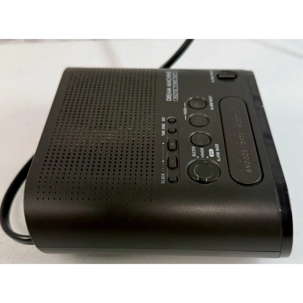 Sony Dream Machine ICF-C218 Black AM FM Digital Alarm Clock Radio OEM  *TESTED*